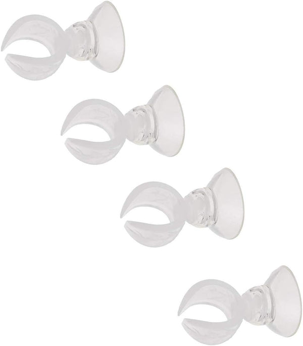 Aquarium Heater Clip Holder, Aquarium Tube Clip Suction Cup Clip, 4 Pieces (Clip Inner diam: 0.69")