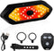 Teguangmei Bike Tail Light with Turn Signals, USB Rechargeable Rear Light with Wireless Remote Control