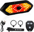 Teguangmei Bike Tail Light with Turn Signals, USB Rechargeable Rear Light with Wireless Remote Control