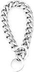 Heavy Metal 19mm Duty Solid Stainless Steel Dog Choke Chain Collar - 12 to 34 Inches (32inch Chain)