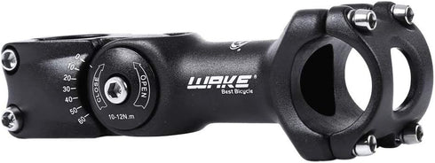 MTB Stem 25.4 90mm 110mm Adjustable 0-60 Degree Short Handlebar Stem for Most Bicycle, Road Bike, MTB, BMX (Aluminum
