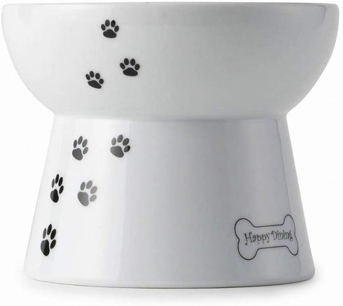 Necoichi Elevated Dog Food Bowl, Non-slip for Small Dogs, Dishwasher and Microwave Safe, Japan's No.1 Seller (Dog, Food