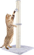 Dimaka 29" Tall Cat Scratching Post, Premium Sisal Rope Scratch Tree with Dangling Ball for Indoor Cats (Grey)