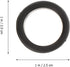 POPETPOP 6Pcs Silicone Finger Rings for Grooming Scissors, Barber Hair Shears Finger Protector Rings (Black)
