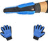 New Double-Sided Gloves for Cats and Dogs, Bath Massage Deshedding Brush Glove with 259 Silicone Needles