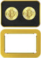 Scott Edward 2pcs Bitcoin Golf Ball Marker with Magnetic Hat Clip, Unique Golf Gift Ideas for Men and Women