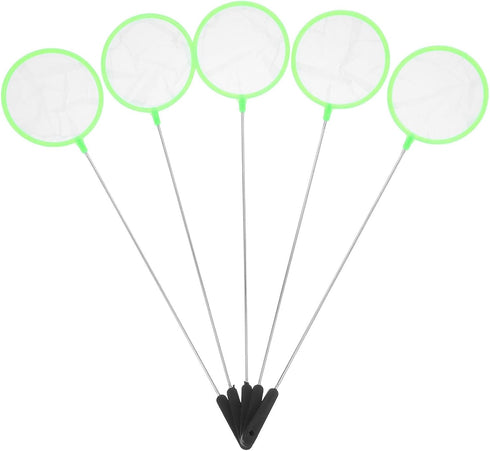 Toyvian 5pcs Aquarium Fish Tank Net Fine Mesh Shrimp Fishing Net Plastic