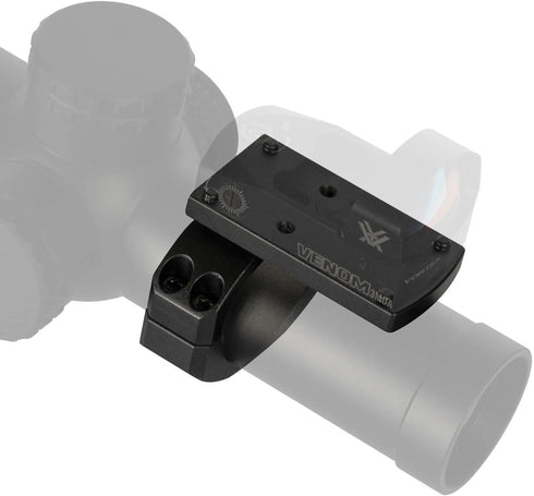 Monstrum Low Profile Piggyback Red Dot Ring Mount for 30 mm Rifle Scopes | Venom, FastFire, Docter Footprint