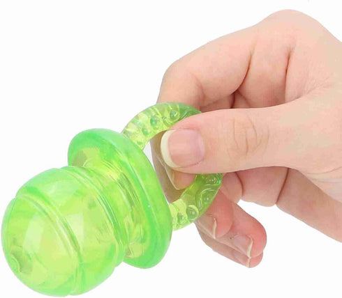 GRCFUMO 5 Pcs Pet Dog Chew Toy, Dog Squeak Toys, Pacifier Shaped Chew Toy, Interactive Chew Toy for Pet Dogs Teether