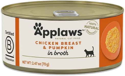 Felicia's Fabulous Finds 3 4 4 4 (12 2.47 Applaws Additive Free Canned Cat Food in Broth in Flavors: Tuna, Ocean Fish