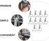 10PCS Metal Finger Spring Latch Hook for Fixing Pet Cage Door for Rabbit Cages, Bunnies, Hamsters