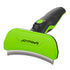 Pet Grooming Brush for Dogs and Cats, Self-Cleaning Undercoat Deshedding Tool, Green Hair Brush