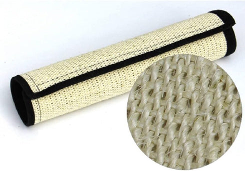 Cat Scratcher Mat, Natural Sisal 2 Pack Thin Scratcher Mats with Velcro for Protecting Furniture (16X12 and 12X6 in)