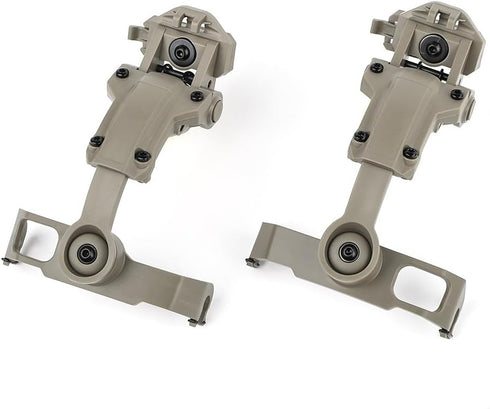 TIgrett Outdoors ARC Rail Adapter for Tactical Helmets, Compatible with Walker's Razor Earmuffs - Flat Dark Earth