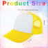 ZH 12 Pcs Sublimation Trucker Hats - Blank Mesh Baseball Cap for Men and Women