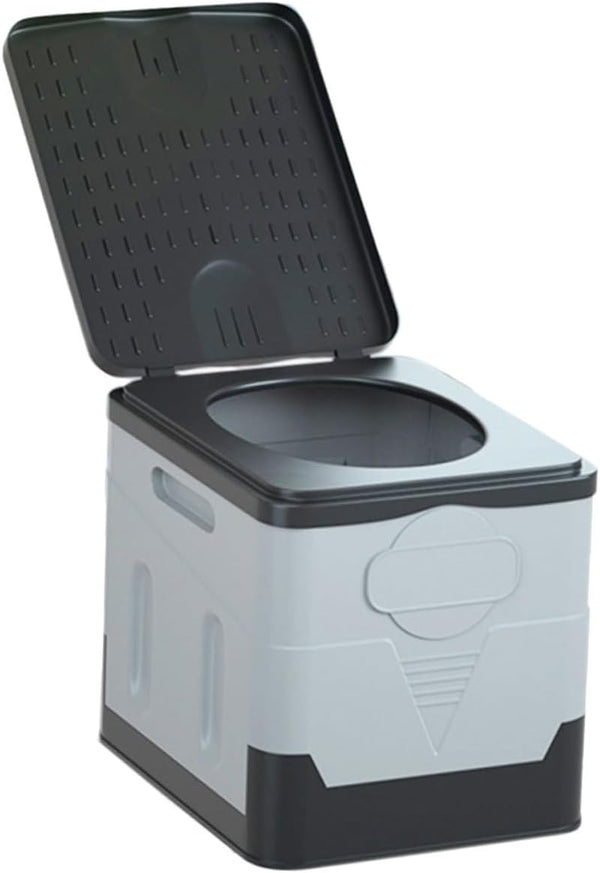 TOPPERFUN Portable Folding Toilet Compact Emergency Potty for Car Camping and Travel Lightweight