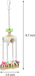 Bird Parrot Bells Toy, Sweet Sound for Budgie Parakeet Cockatiel Conure African Grey Lovebird