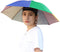 Umbrella Hat, 27" Diameter Rainbow Hands-Free Fishing Cap, Sunhat for Kids, Men & Women