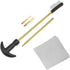 Handgun Cleaning Kit for .22, .27, .30, .357, .38, 9mm, .40, .45 Caliber Pistol with Bronze Bore Brush