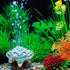 Abnaok Aquarium Shell Decoration - Tropical Clam Live-Action Ornament for Fish Tank Aerating and Oxygenated Decoration