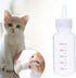 Generic 3pcs /Set 50ML Pet Kitten Rabbit Small Dog Cat Care Milk Nursing Feeding Bottle (White)