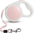 Pink Retractable Dog Leash, 10 ft for Small and Medium Dogs and Cats, One Button Brake, Pause, Lock by LFCXHTY