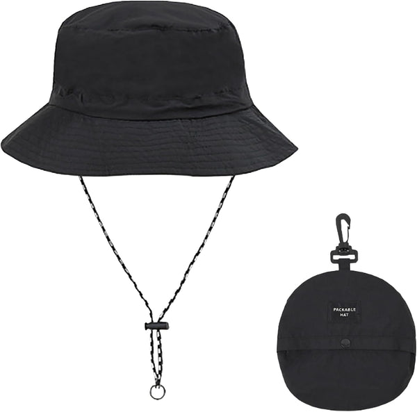 Waterproof Bucket Rain Hat with Chin Strap, Packable Sun Hat for Men Women Lightweight Hiking Outdoor Quick Dry