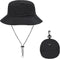 Waterproof Bucket Rain Hat with Chin Strap, Packable Sun Hat for Men Women Lightweight Hiking Outdoor Quick Dry