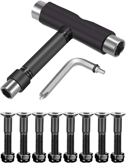 Upkeep All-in-One Multi-Function Portable Skate Tool - C&Xanadu with 2-in-1 Allen Wrench & Phillips Head Screwdriver