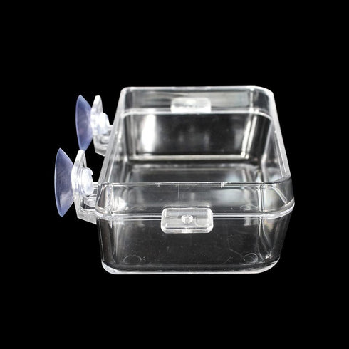 Reptile Feeder Chameleon Bowl, 2 Pcs Anti-Escape Food Dish with Suction Cup for Iguana Lizard Feeding