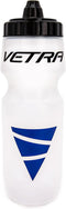 VETRA Sports 22 Ounce Squeeze Water Bottle, Leak Proof Valve for Running, Cycling, Soccer