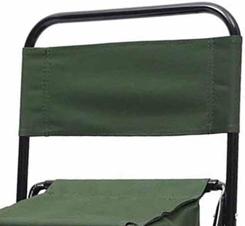 ERYUE Folding Chair Outdoor Portable Fishing Leisure Chair with Storage Pocket Bag, High Bearing Capacity for Camping