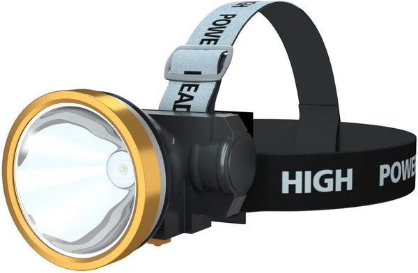Rechargeable Headlamp, Super Bright LED Flashlight, Waterproof Headlight for Outdoor Activities