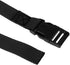 Pack of 2 Adjustable Golf Trolley Webbing Straps with Buckle, Nylon for Backpack Luggage, Black