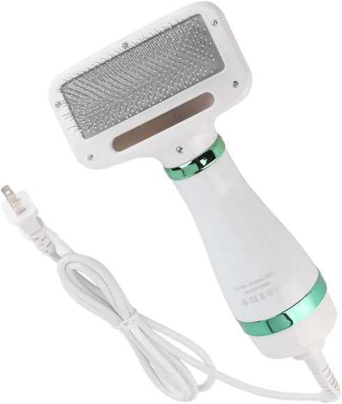 2 1 Pet Hair Dryer Blower, in Dog Hair Dryer Brush Adjustable Air Speed Pet Blow Dryer Lightweight Dog Blower Dryer