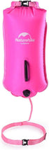 Naturehike 28L High Visible Safety Swim Buoy, Ultralight Bubble Tow Float and Dry Bag for Swimming