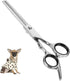 Chibuy Dog Grooming Scissors - 4CR Stainless Steel Thinning Shears for Dogs and Cats, 6.7" Heavy-duty