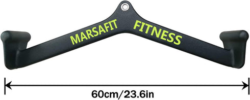 Home Gym Fitness Rowing T-bar V-bar Pulley Cable Machine Attachments for Bicep Curl and Tricep Lat Pulldown