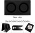 Dog Bowls with Mat, Cat Water Food Bowl Set (13.5oz Each) - No Spill Silicone Mat, Dual Pet Feeder for Small Medium Dogs