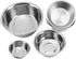 Greendale 2 Pack Stainless Steel Dog Bowls, 20 Cup Capacity, Perfect for Food and Water