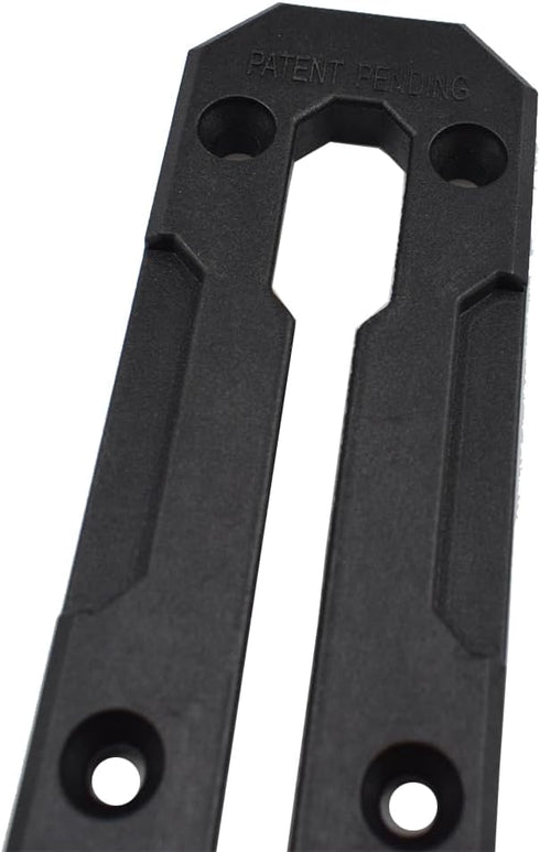 Kayak Track Mount Low Profile Nylon Rail Track, Kayak Fishing Accessories, 6/9/12 inch (1/2 pack) (9 inch(2pack))