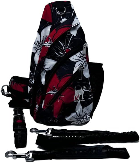 Dog Treat Pouches for Training, Hands-Free Leash & Training Bag with Treat Pouch, Poop Bag Holder, Squeaker