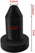 Pack Kayak Drain Plug Scupper Plugs - Compatible with Sun Dolphin Kayaks, Black
