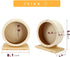 Hamster Wooden Silent Wheel, Medium Size 8.2", Quiet Spinner Exercise Wheel for Hamsters, Guinea Pigs, and Small Pets