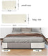 2PCS Natural Sisal Cat Scratching Mat, 11.8"x7.9" Gray Couch Cover for Grinding Claws and Protector