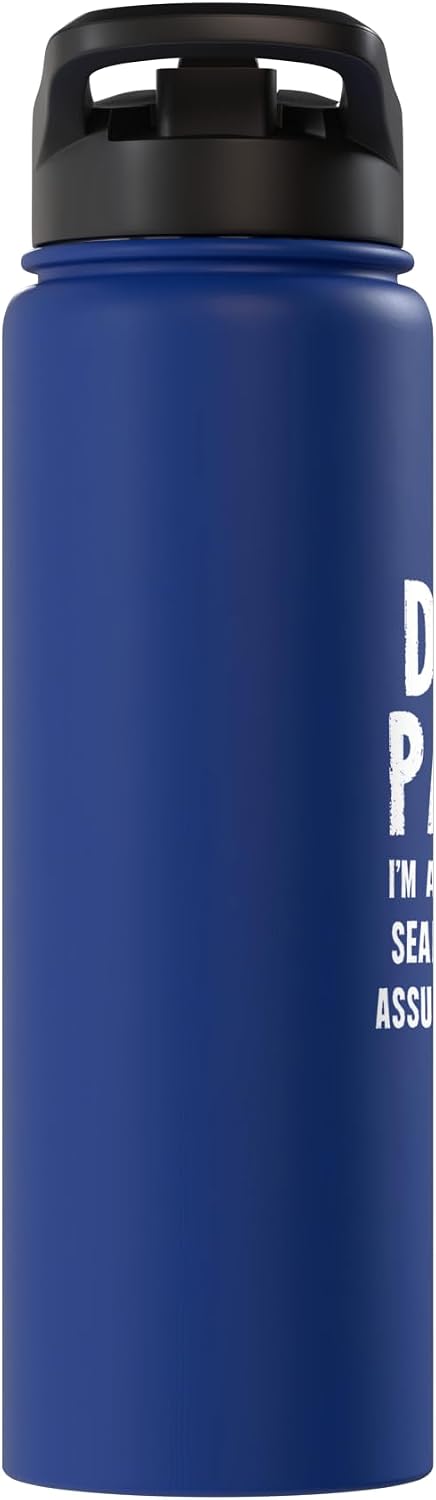 Fishing Boat Crew T-Shirts & Gifts Seafood Quality Assurance Officer Stainless Steel Insulated Water Bottle