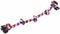 Generic Pet Dog Bite Teether Cotton Rope Five Knot Large Dog Teeth Cleaning