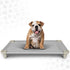 Acrimet Cooling Elevated Pet Dog Bed Cot, Washable Breathable Mesh Fabric, Stainless Steel Frame, Indoor & Outdoor Use