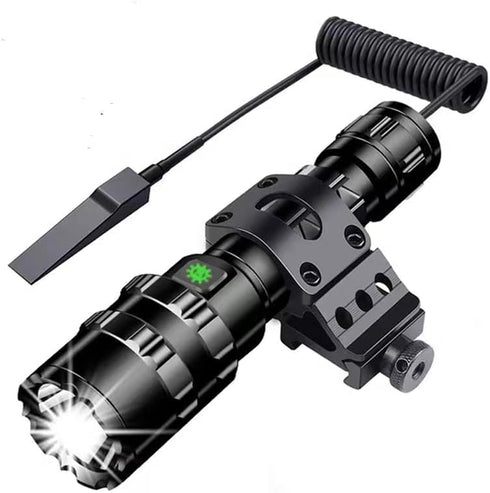 TOCNGAEK 1" Offset Tactical Picatinny Rail Mount for Flashlights for Outdoors