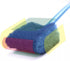Generic Aquarium Algae Scraper Fish Tank Cleaner Brush Long Handle Double Sided Sponge Glass Cleaner Aquarium Cleaning